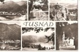 CPI (B936) TUSNAD MOZAIC DIN 6 PIESE, EDITURA MERIDIANE, CPCS, ILUSTRATA CIRCULATA, 1965, STAMPILE, TIMBRU FILATELIC