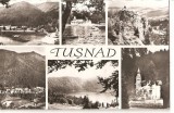 CPI (B936) TUSNAD MOZAIC DIN 6 PIESE, EDITURA MERIDIANE, CPCS, ILUSTRATA CIRCULATA, 1965, STAMPILE, TIMBRU FILATELIC, Fotografie