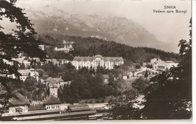 CPI (B940) SINAIA - VEDERE SPRE BUCEGI, EDITURA MERIDIANE, CPCS, ILUSTRATA NECIRCULATA, RPR foto