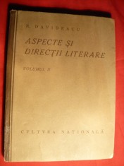 N. Davidescu - Aspecte si Directii Literare -vol.2 -Prima ed. 1924