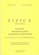 Fizica sinteze tematice*mecanica*fenomene termice*magnetism si electricitate foto