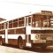 Carte postala ilustrata Autobuz Ikarus articulat, in 1974