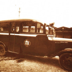 Carte postala ilustrata Autobuz Chevrolet, din 1929