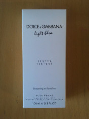Vand parfum original Dolce &amp;amp;amp; Gabbana / D&amp;amp;amp;G Light Blue Dreaming in Portofino 100ml tester foto