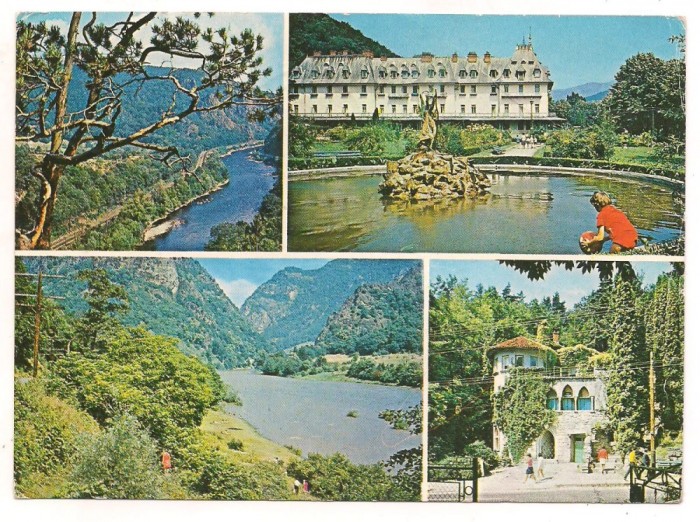 carte postala(ilustrata)-VALEA OLTULUI-colaj