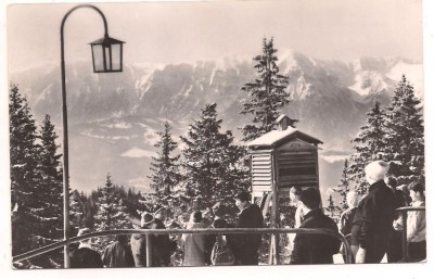 carte postala(ilustrata)-MUNTII BUCEGI-Cabana Cristianul Mare foto