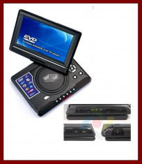 DVD player portabil, TV portabil 9.8 inch TFT LCD, ecran rotativ, player div-x, mp3, jpeg, avi, etc tuner TV foto