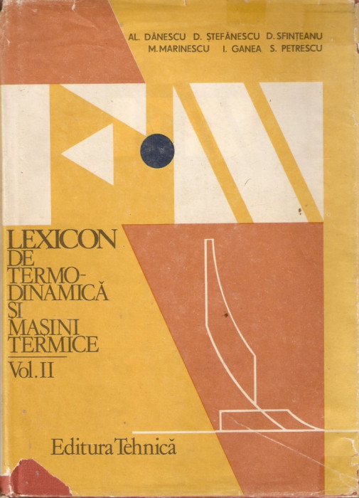 Lexicon de Termo-Dinamica si masini termice*vol.II
