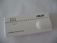 Router 3g si wifi ASUS WL-330N3G Router wireless 3G CEL MAI MIC ROUTER 3G PORTABIL DIN LUME ce ofera 6 moduri de utilizare integrate NOU FULL foto