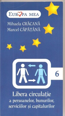 (C1593) LIBERA CIRCULATIE A PERSOANELOR, BUNURILOR, SERVICIILOR SI CAPITALURILOR DE M. CRACANA SI M. CAPATANA, EDITURA INSTITUTUL EUROPEAN, IASI, 2007 foto