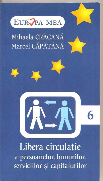 (C1593) LIBERA CIRCULATIE A PERSOANELOR, BUNURILOR, SERVICIILOR SI CAPITALURILOR DE M. CRACANA SI M. CAPATANA, EDITURA INSTITUTUL EUROPEAN, IASI, 2007
