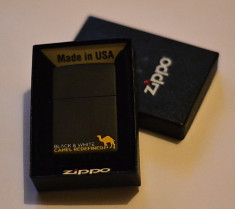 Bricheta &amp;quot;ZIPPO CAMEL&amp;quot; 2007 Originala Cutie Sigilata Garantie pe Viata-Made in USA= foto