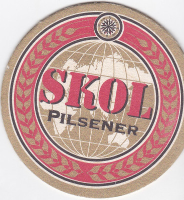 Suport de pahar / Biscuite SKOL foto