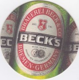 Suport de pahar / Biscuite BECK&#039;S