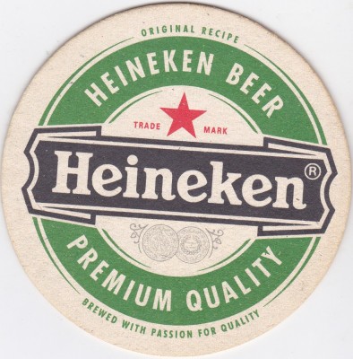 Suport de pahar / Biscuite HEINEKEN foto