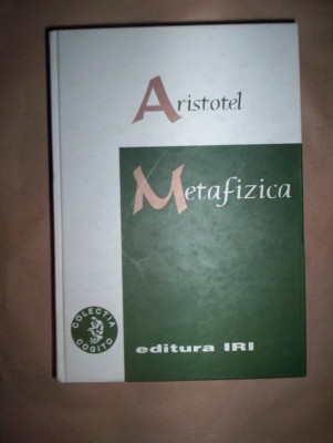 aristotel metafizica