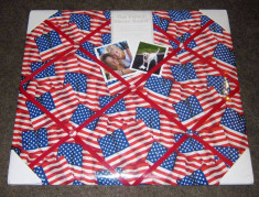 Rama foto / memo board, mare, steag U.S.A cu burete, nou in tipla, calitate exceptionala - SUPER INEDIT!!!! foto