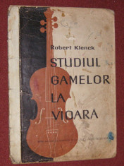 Studiul gamelor la vioara - Robert Klenck foto