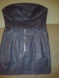 Rochie, Argintiu, Scurta, XL