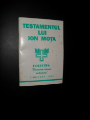 Testamentul lui Ion Mota , timisoara 1993, legionari foto