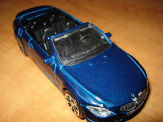 Macheta auto BMW 645 Ci, Burago, scara 1/43 bleumarin foto