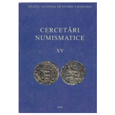 Cercetari Numismatice XV 2008 stare buna