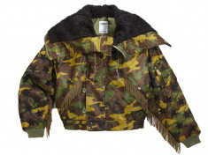 GEACA ADIDAS ObyO JEREMY SCOTT FRINGE BOMBER JACKET ORIGINALA !!! NOUA CU ETICHETA !!! foto