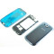 Carcasa rama fata taste mijloc miez corp sasiu capac spate baterie acumulator Samsung I9300 Galaxy S III S3 SIII Albastru Blue Original Nou Sigilat