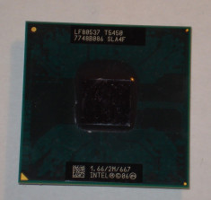 Procesor laptop Intel Core 2 Duo T5450 2M Cache, 1.66 GHz, 667 MHz FSB foto