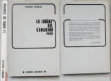 George Astalos, La lingua del canarino, 1984, autograf catre Andrei Blaier, editie bilingva franceza-italiana