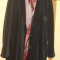 Palton Zara,negru,interior visiniu,marimea xl NOU cu husa