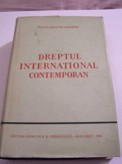 GRIGORE GEAMANU - DREPTUL INTERNATIONAL CONTEMPORAN, 1965 foto