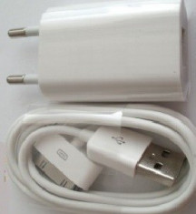 Incarcator iPhone 4 4S 3gs iPod + cablu USB foto