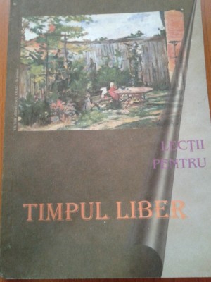 Lectii pentru timpul liber foto