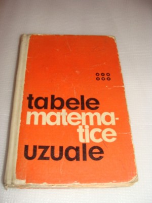 tabele matematice uzuale foto