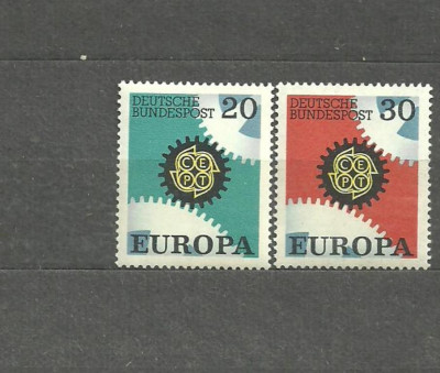 GERMANIA 1967 - EUROPA CEPT, serie nestampilata, B33 foto