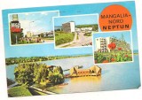 Carte postala(ilustrata)-MANGALIA NORD-Neptun, Circulata, Printata