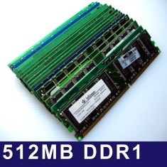 Memorie Desktop RAM PC 512MB DDR DDR1 - Functionare impecabila foto