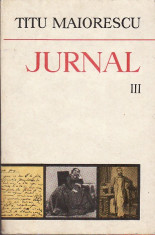JURNAL SI EPISTOLAR-TITU MAIORESCU (vol.III) , 5 foto