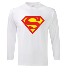 Bluza alba Superman foto