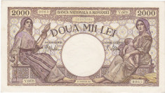 Bancnota 2000 Lei 18 noiembrie 1941 a.UNC/UNC foto