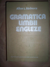 Gramatica limbii engleze(editia 1984)-Alice Badescu foto