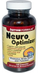 Neuro Optimizer, Jarrow, 120 capsule. Buna functionare a creierului si memoriei, refacere functii cerebrale, sechele AVC, traumatism cerebral, autism foto