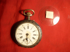Ceas de Buzunar marca Remontoir ,carcasa argint marcata foto