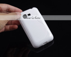 Husa + Folie Protectie SILICON TPU SAMSUNG STAR 3 DUOS S5220 S5222 MODEL S LINE foto