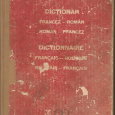 (C2661) DICTIONAR FRANCEZ - ROMAN, ROMAN - FRANCEZ DE GHEORGHINA HADES, EDITURA STIINTIFICA, BUCURESTI, 1991