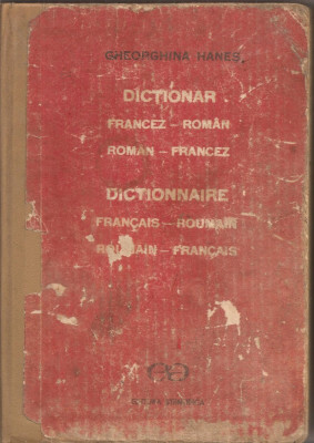 (C2661) DICTIONAR FRANCEZ - ROMAN, ROMAN - FRANCEZ DE GHEORGHINA HADES, EDITURA STIINTIFICA, BUCURESTI, 1991 foto