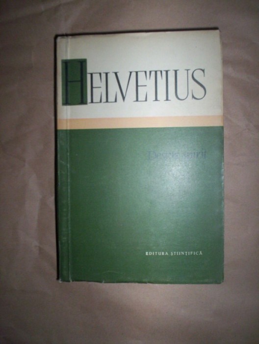 Helvetius-Despre spirit foto mare Helvetius-Despre spirit foto mare