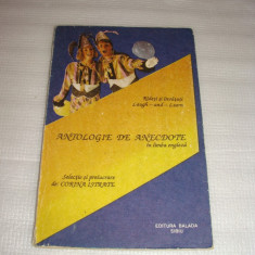 ANTOLOGIE DE ANECDOTE-in lmba engleza-Corina Istrate