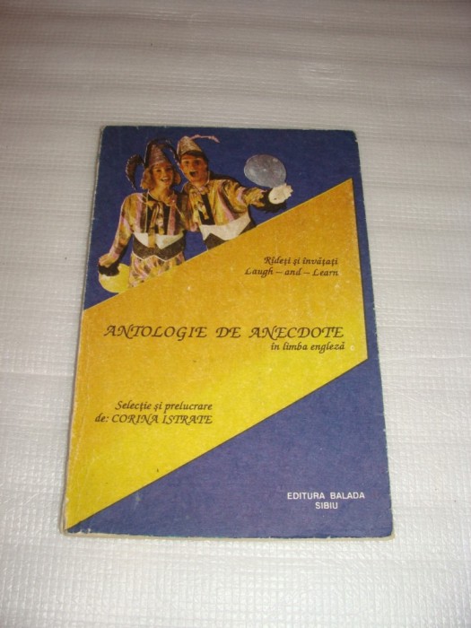 ANTOLOGIE DE ANECDOTE-in lmba engleza-Corina Istrate